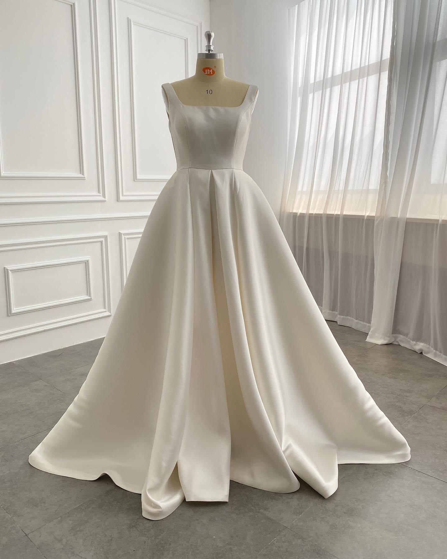 Satin Wedding Dress