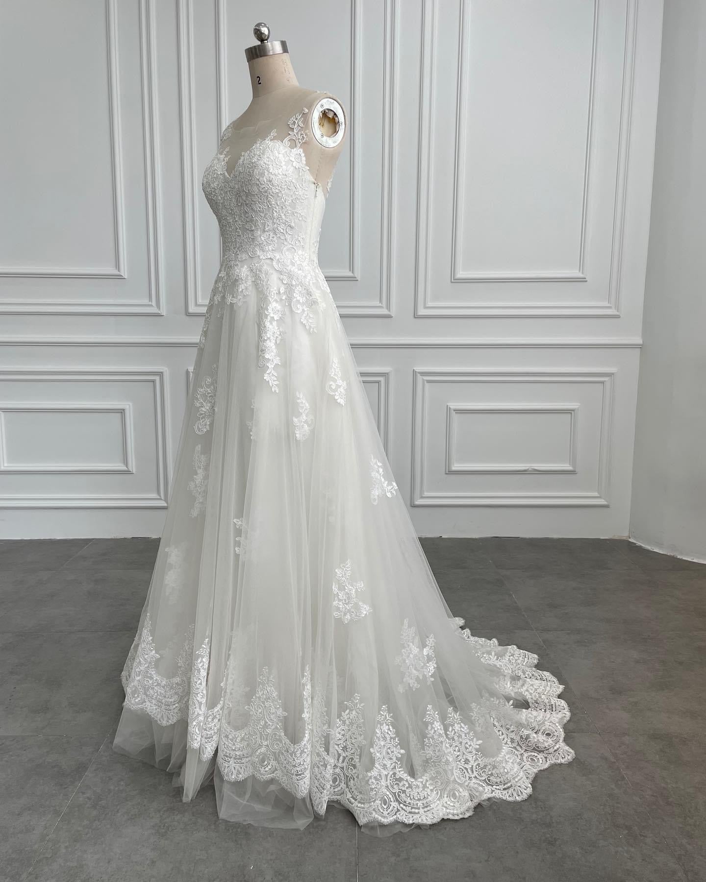 Lace A-Line Wedding Dress